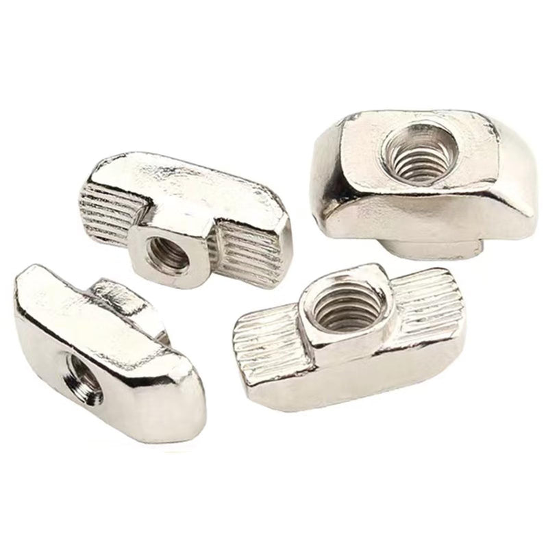 30 Pcs 3030 Series M5 T Nuts, T Slot Nut Hammer Head Fastener Nut, Nickel Plated Carbon Steel Nut for European Aluminum Profile,Drop in T Slot Nuts Assortment Kit(30-M5) 30-M5(30 Pcs）