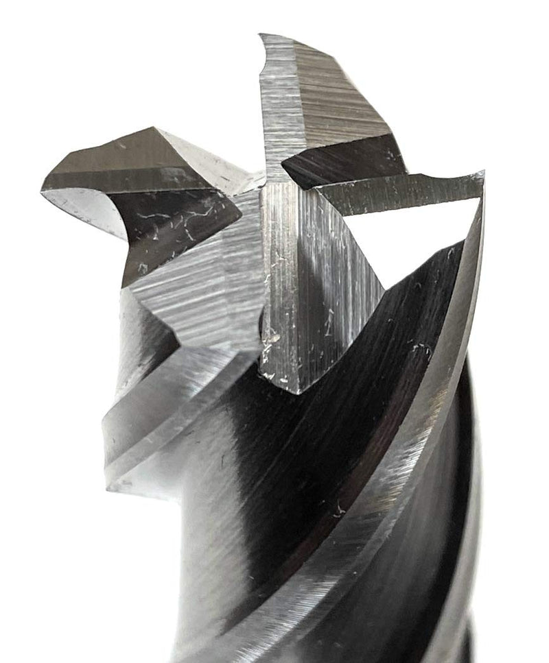 HHIP 5802-0750 3/4" x 1/2" 4 Flute High Speed Steel Single End Center Cut End Mill 3/4" Dia x 1/2" Shank HSS
