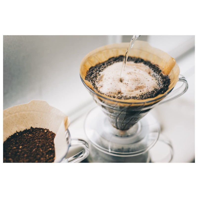 Hario V60 Paper Coffee Filter, Size 02, Natural, 200ct 100ct (2 pack)