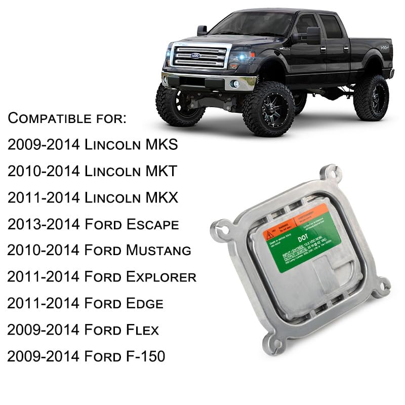 Xenon D1S D3S 35W HID Ballast 8A5Z13C170A Factory OEM Direct Replacement Control Unit Module for Ford Lincoln D3-O3