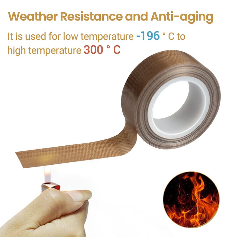 Teflon Tape,4-inch x 33 Feet x 0.18mm Low Friction Tape High Temp Adhesive Tape,Abrasion Resistant,Surface Protection for Wood,Drawer,Cabinet,Furniture,Vacuum Sealer & Hand Impulse Sealers 4-inch x 33 Feet