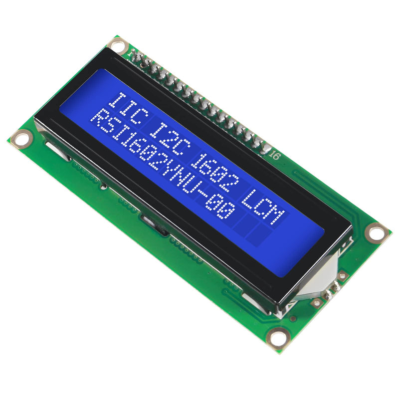 1602 16x2 LCD Module Shield Blue Backlight with IIC I2C Driver Serial ...