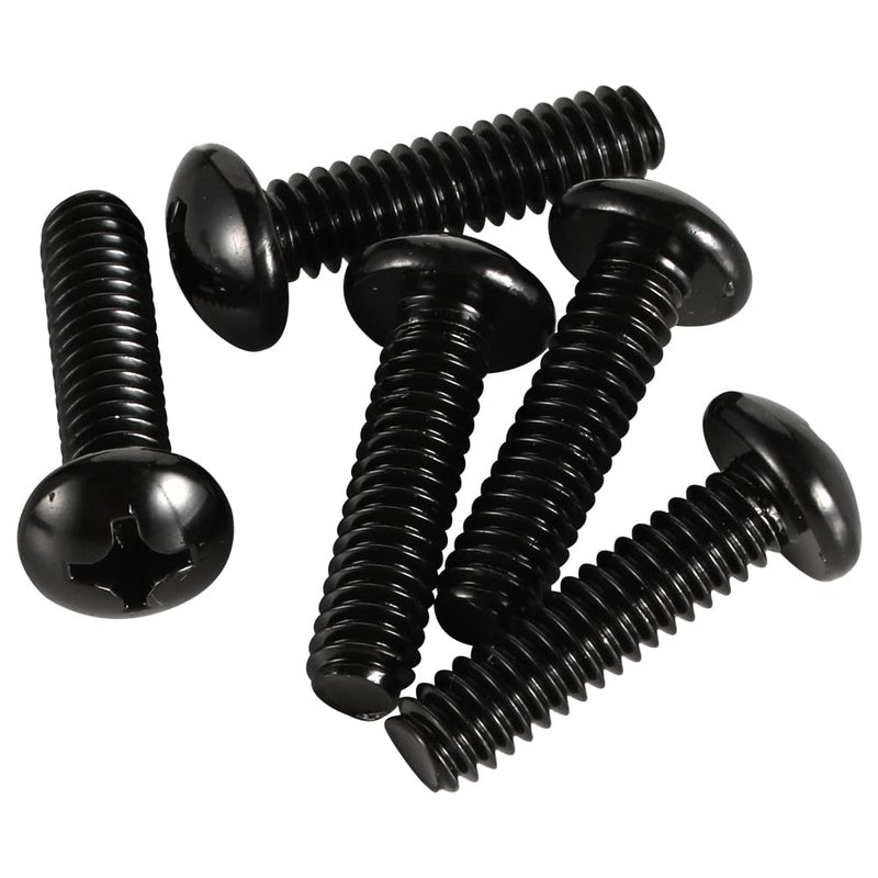 8-32 x 1 (1/4" to 3" Available) Pan Head Machine Screws, Full Thread, 304 Stainless Steel 18-8, Black Oxide, 50 PCS 8-32 x 1"