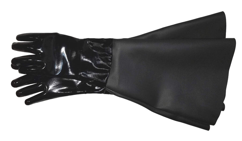 Neoprene Gloves for Sandblasting Sandblaster Sand Blast Cabinet - 8" x 26" Made in USA