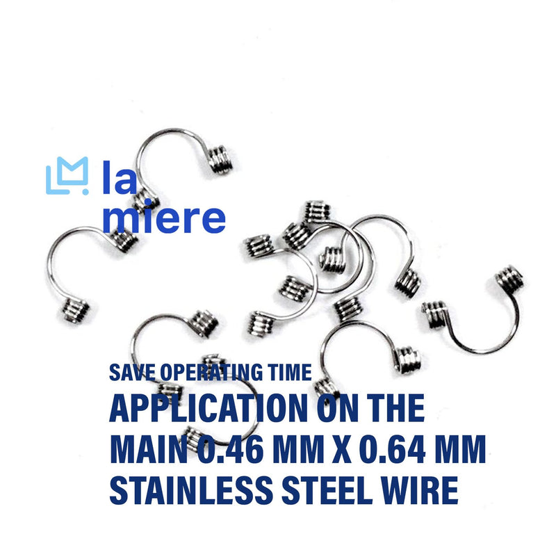 Tooth Model Torque Spring Small Middle Big Stainless Steel 10P/Bag (Small, 0.018X0.025)