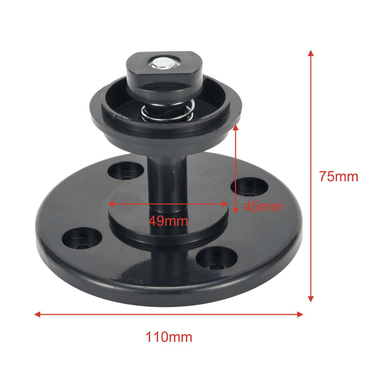 MIG Welding Wire Spool Holder Stand Assembly For 1Kg And 5Kg Reels, Wire Damper Shaft For Small To Medium MIG Welders, Fits 100Mm And 200Mm Diameter Spools For CNC Metalworking Welding Applications