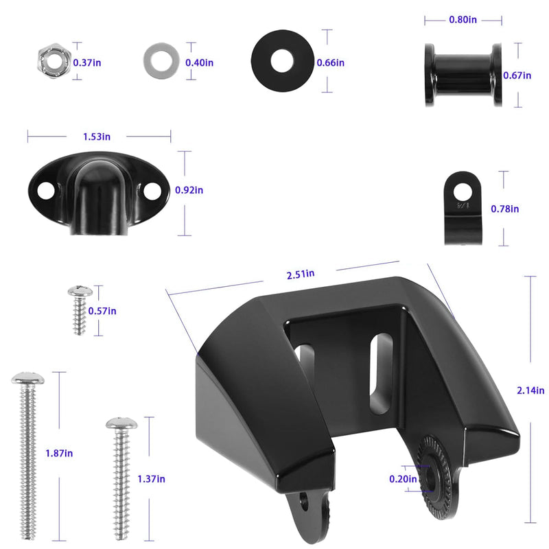 for Garmin 010-10272-00 Transducer Replace f/010-10272-00 K00-00118-01 010-10272-00 Transom Mount Bracket Kit
