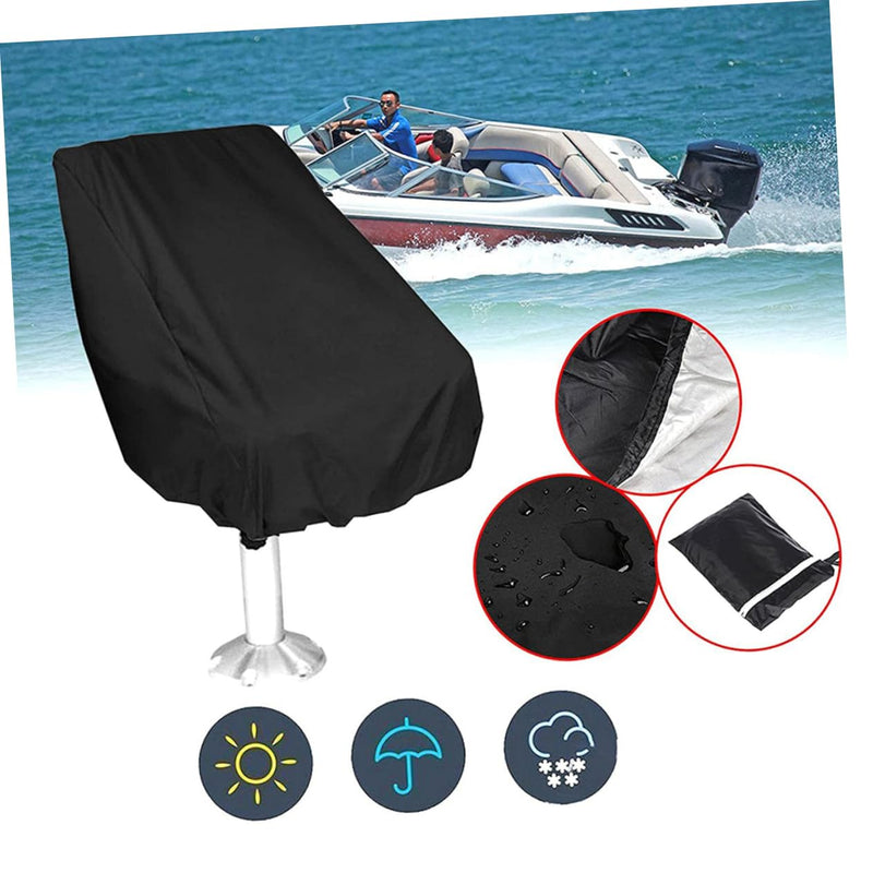 HANABASS Boat Seat Cover Wear-Resistant Outdoor Yacht Chair Protector Captain Seat Cover for Boats