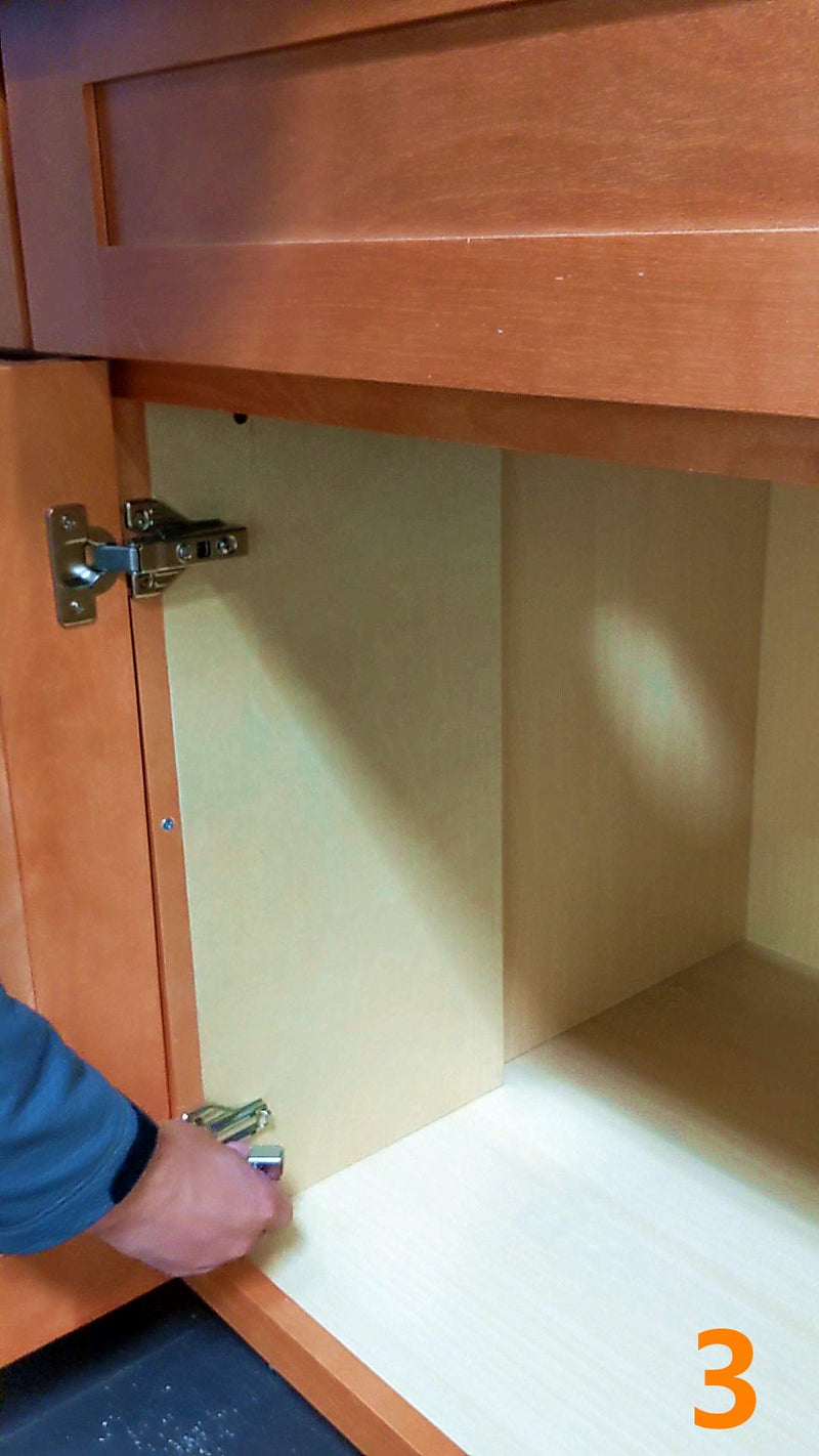 2 Piece Clip on Soft Close Hinges 105 Degree Self Close for Frameless Cabinet with Mounting Plates Full Overlay Premium Included Screws 1 Pair 00mm Kitchen Cabinet Furniture Hardware 2 Piece