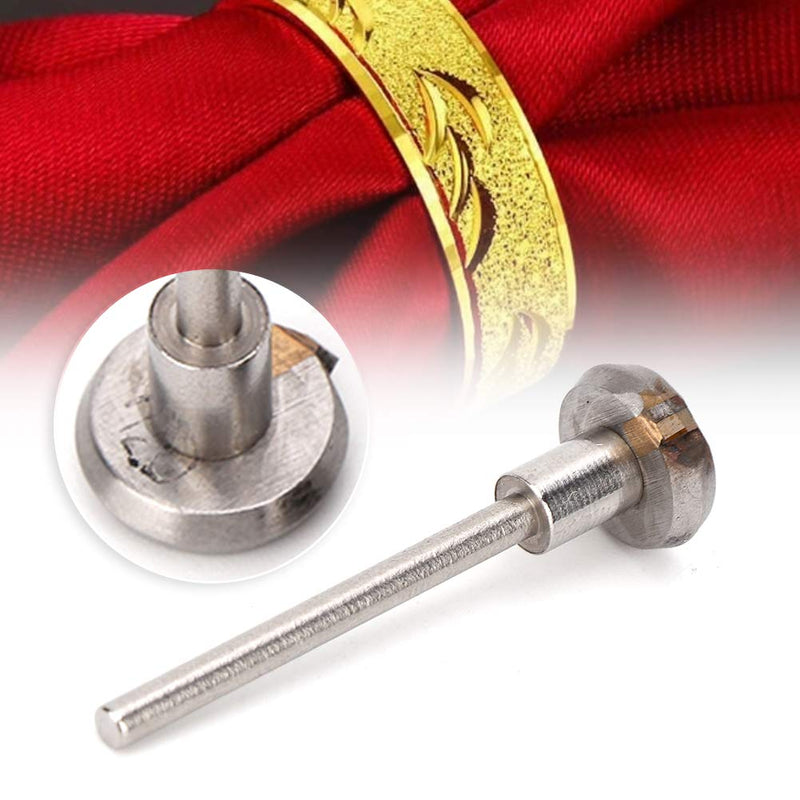 SYH&AQYE Diamond Cut Flywheel Shank, 3.5cm/1.4in Diamond Cutting Tool, Durable Jewelry Cutting Engraving Making Accessory for Jewelry Cutting Engraving (120degree) 120degree