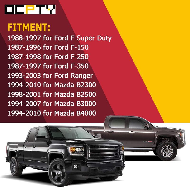 OCPTY Chrome Tailgate Door Handle Exterior Replacement fit 1988-1997 F Super Duty Outside Door Handle