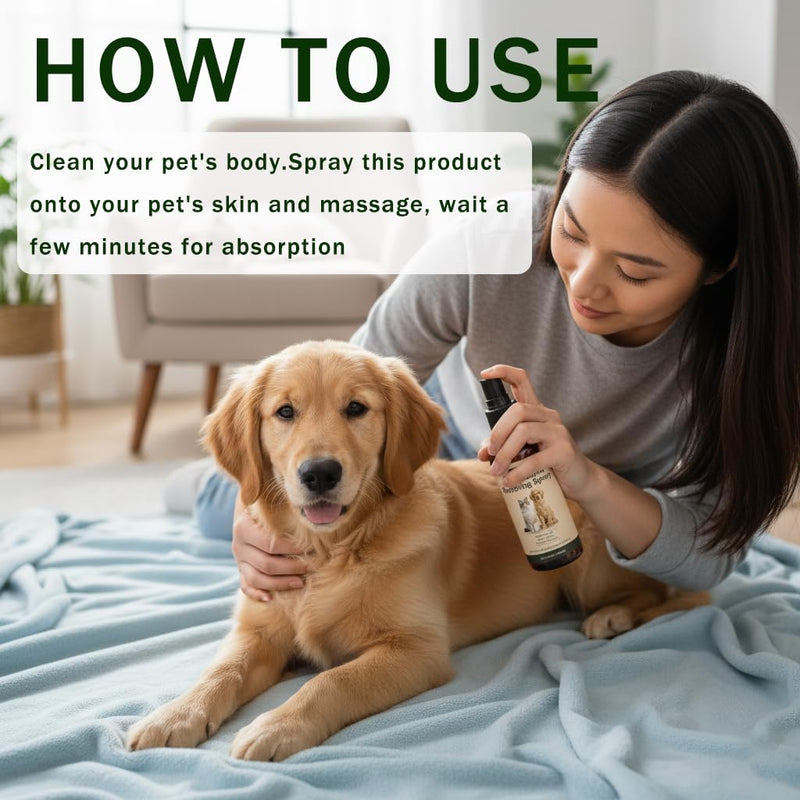 NUVON Postbiotic Spray - Hot Spot Treatment for Dogs & Cats - Helps Alleviate Sensitive Skin, Scratching, and Licking of Coat - 3.38 fl oz 1