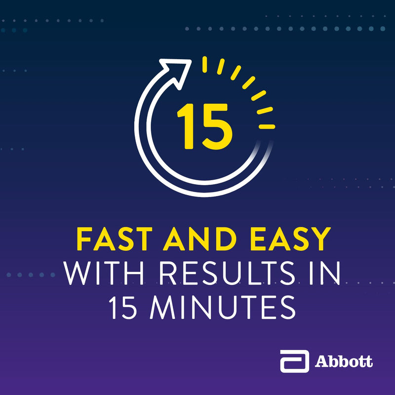 BinaxNOW COVID-19 Antigen Self Test, 1 Pack, 2 Tests Total, COVID Test With 15-Minute Results Without Sending to a Lab, Easy to Use at Home 2 Test Total