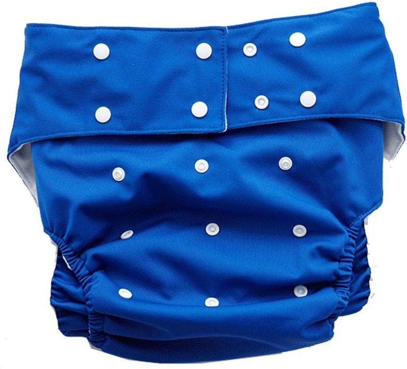 Incontinence Underwear for Men and Women, Washable Reusable Adult Diaper Pant, Adult Protective Underwear, Elderly Cloth Diaper, Easy to Dry Cloth Diaper, Cotton Diaper Pant, Leak Protection (Purple) Purple