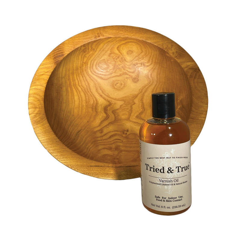 Tried & True Superior Varnish Oil Wood Finish & Sealer, 8 oz. - Natural Pine Resin & Linseed Oil, Ideal for Interior Furniture, Tables, Countertops - Food Safe, Scratch Resistant & Durable Other 8oz