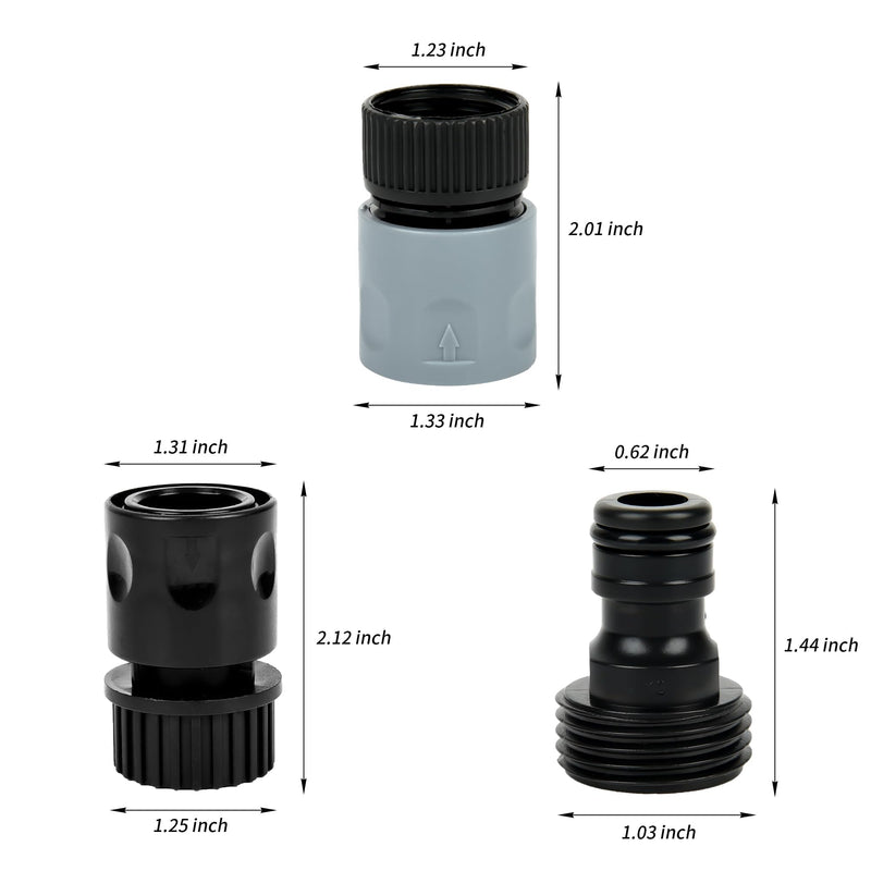 Outboard Engine Flush Kit for Yamaha 4-Stroke Outboards Engine from 8HP to 425HP（Excluding 115HP), Quick Connect Flush Adapter Compatible with Yamaha Offshore/VMAX SHO/XTO Series