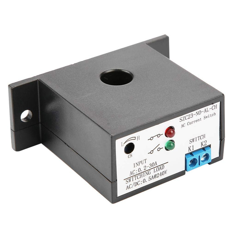 Current Sensing Switch, Normally Open Current Sensing Switch Adjustable AC 0.2-30A SZC23-NO-AL-CH