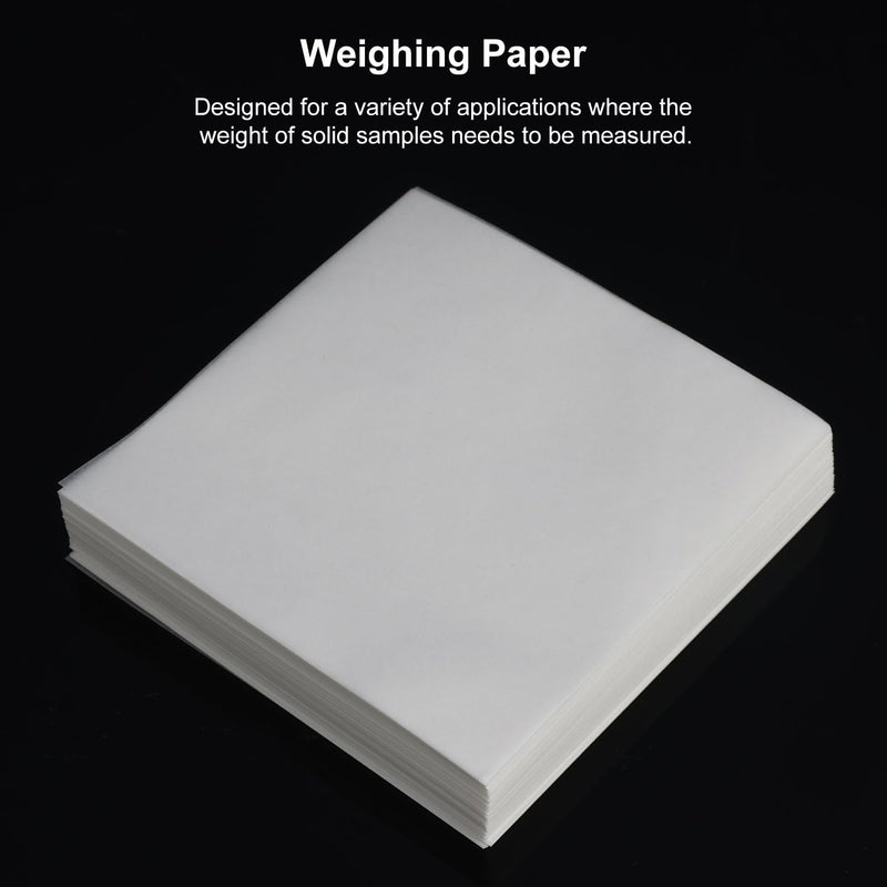 stonylab Weighing Paper, 150 x 150 mm Nitrogen-Free Sample Scale Papers Analytical Balance, for Laboratory Research, Pack of 500
