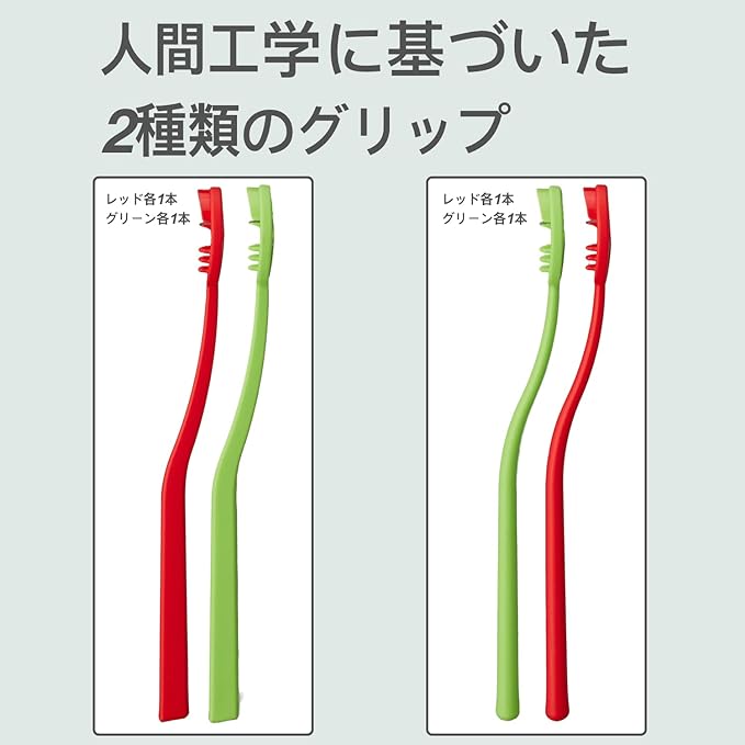 DOWMI Tongue Cleaner 4 Pack - BPA Free - Oral Hygiene Care - Bad Breath Relief - Double Scraper with Massage Head - Red 2 Pack Green 2 Pack - NewNest Australia