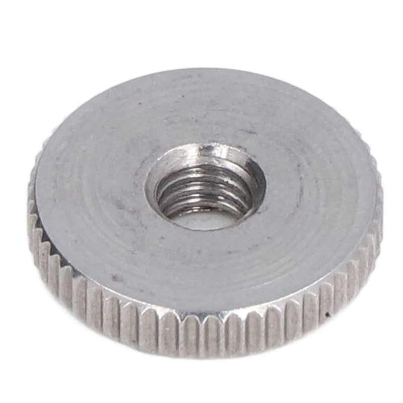 Knurled Thumb Nut 304 Stainless Steel Knurled Flat Head Through Hole Handle Nut Tightening Nut Knurled Knob(M6) M6