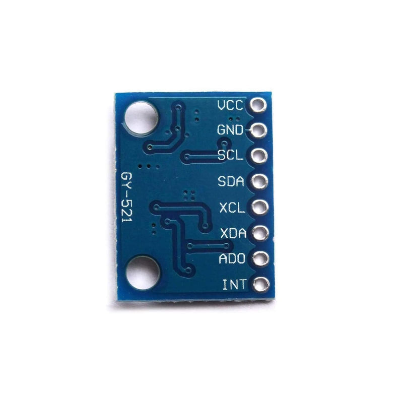 6 Pieces of GY-521 MPU-6050 MPU6050 3-Axis Accelerometer Gyroscope Module 6 DOF 6-Axis Accelerometer Gyroscope Sensor Module with 16-bit AD Converter Data Output IIC I2C for Arduino