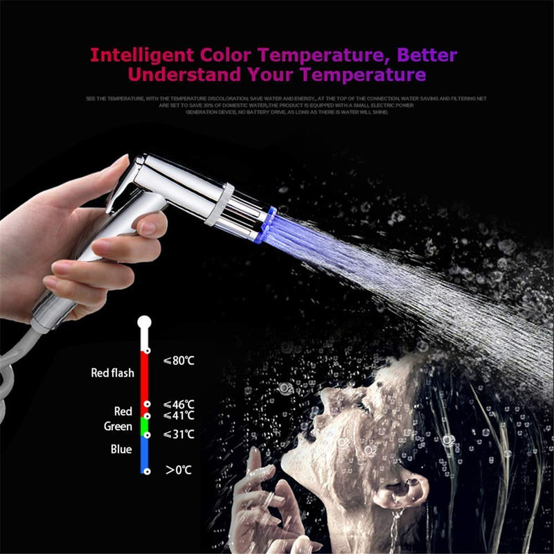 ZYTC Led Faucet Lights 7 Color Changing Tap LED Light Saver for Kitchen Bathroom Sink (6PC) 6 PCS