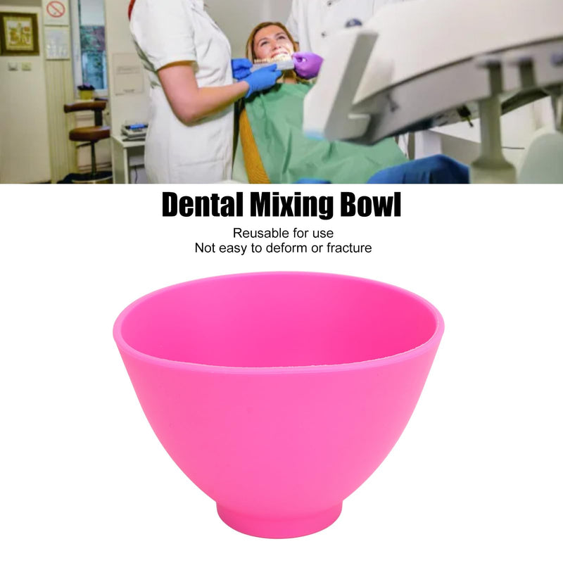Dental Mixing Bowl, Reusable Multi Functional Flexible Plaster Dental Mixing Bowl for Lab or Kitchen Use (5.12 X 5.12 X 3.54in)
