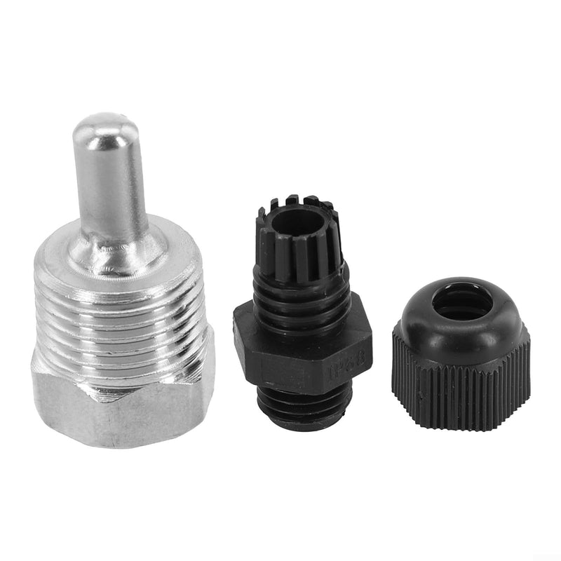 Water Heater Temperature Probe, BSP(G) Type 1/2" DN15 NPT Thermowell Weldless, Inlet Accepts 1/2 Inch Male Pipe Thread, 30Mm 100Mm 150Mm 200Mm Boiler Temperature Sensor (30mm)