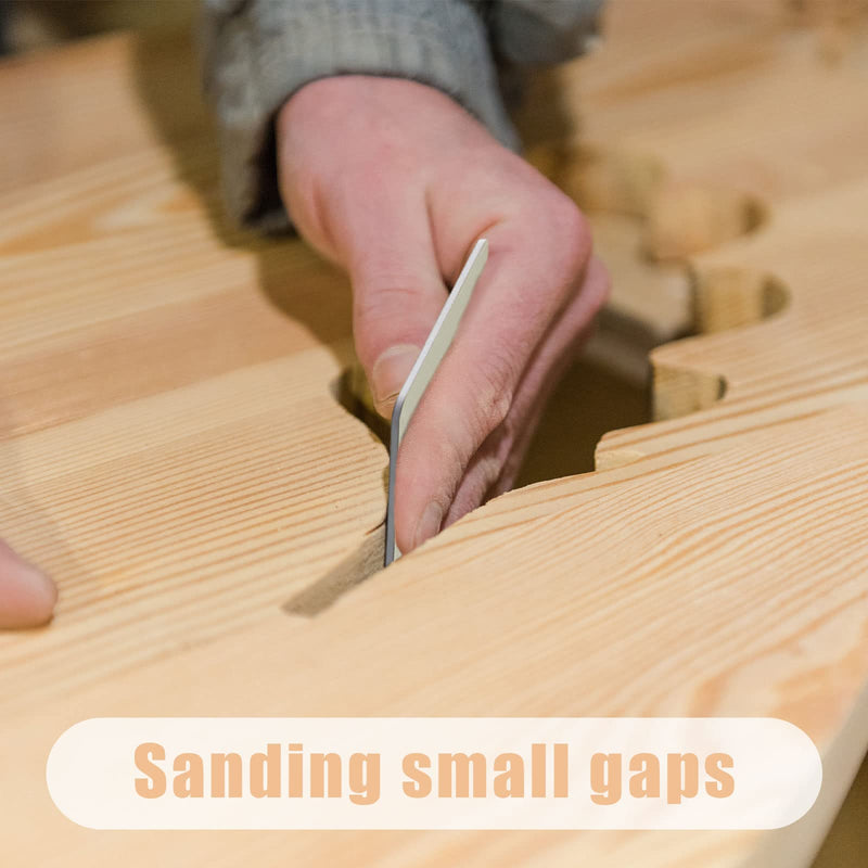 30 Pieces 2 x 2 Inch Sanding Pads Padded Sanding Pads Polishing Soft Mess Pen Sanding Kit Double-sided Grits for Plastic Sanding Acrylic Materials 30