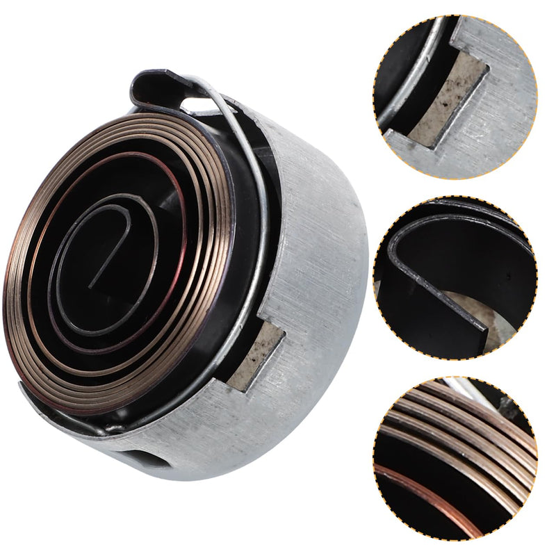 Drill Press Return Spring Quill Spring Feed Return Coil Assembly 1.96 X 1.96 X 0.78 in Replacement Part with Sleeve for Benchtop Drill Press