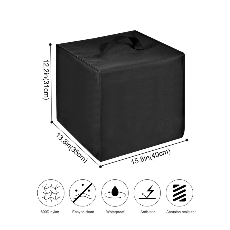 Safe Box Dust Cover Heavy Duty moisture-proof and Scratch-resistant Valuables Nylon Case compatible with Amazon Basics Steel Security Safe and Lock Box 0.5 Cubic Feet; Hidden Safes Black Covers