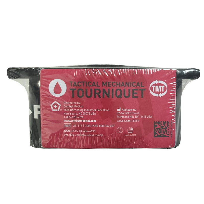 The TMT, Tactical Mechanical Tourniquet, One Handed Application Combat Ready Tourniquet by Safeguard Medical. Made in The USA