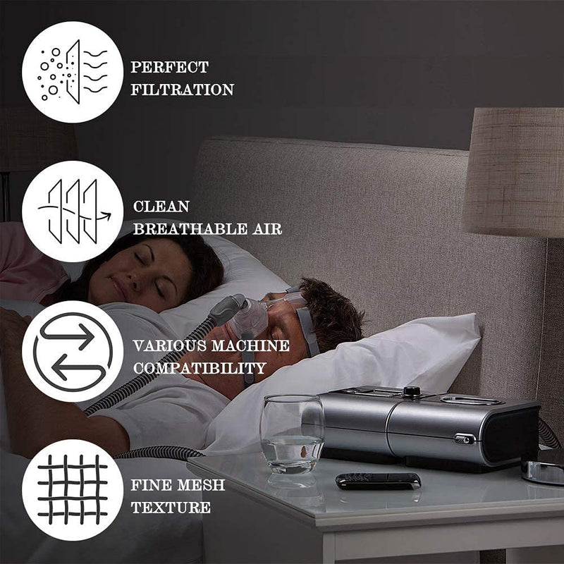 Universal Remsed CPAP Filter for ResMed AirSense 10 (40 Packs), ResMed AirCurve 10, ResMed S9, AirStart, Series CPAP Machines 40 Count (Pack of 1)