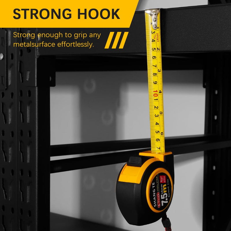 Tape Measure 25 Ft Steel Measurement Christmas Gifts for Dad Gifts Tape Measuring Tape 25 Ft Self-Locking Tape Measure with Fractions Easy Read Metric Tape Measure Body Measuring Tape Measurer 7.6 m