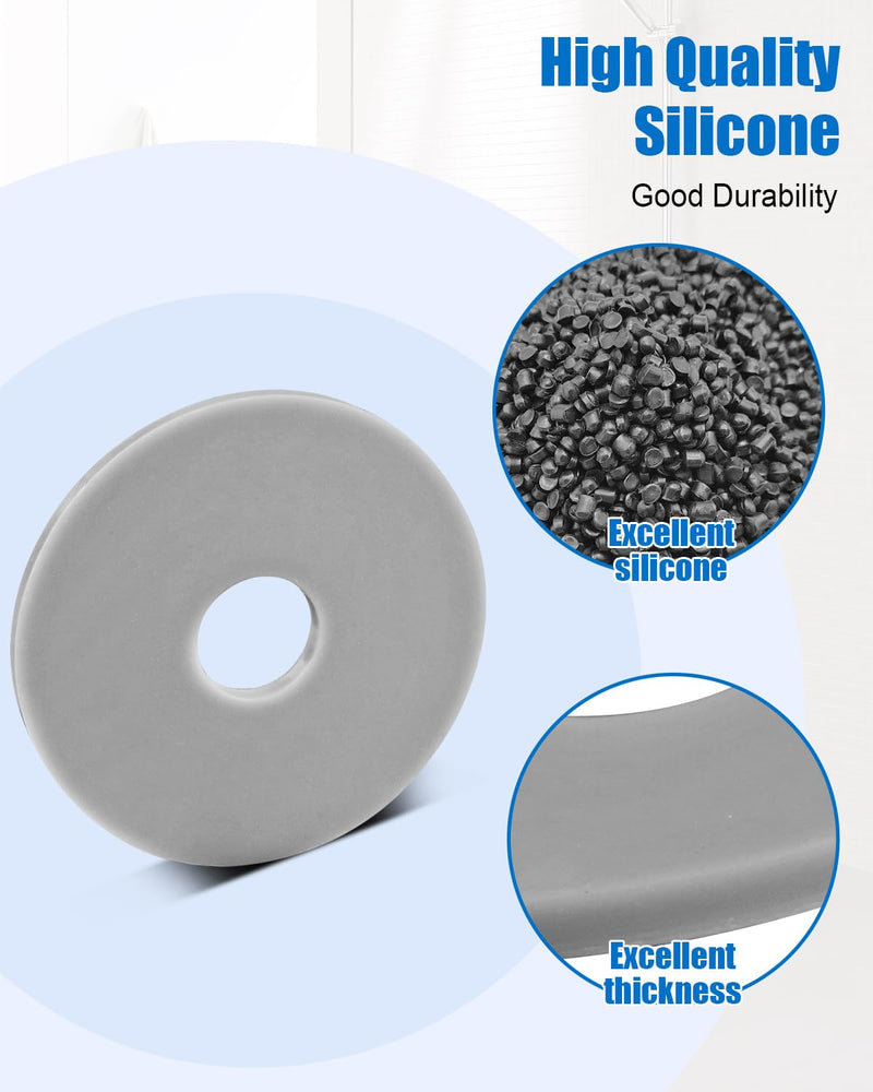 3Pcs 9BU088E Toilet Silicone Gasket Flush Valve Seal Replacement Fit for Toto Aquia toilets Gerber dual-flush toilets Costco watermarked one-piece toilets, and Fit for discontinued Mirabelle1 3Pcs Toilet Silicone Seal
