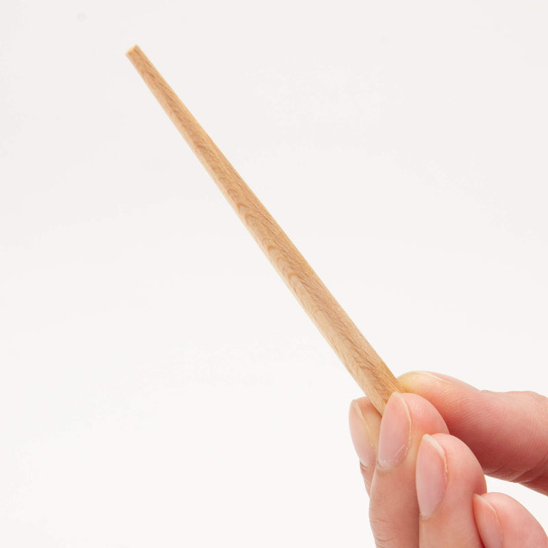 KAKURI Wooden Nails for Woodworking 15/64 inch (6mm), Tapered Wooden Dowel Rods for Crafts and Small Furniture, Natural Japanese Beechwood, Bulk 90 Pcs, Made in Japan 6mm Wooden Nail