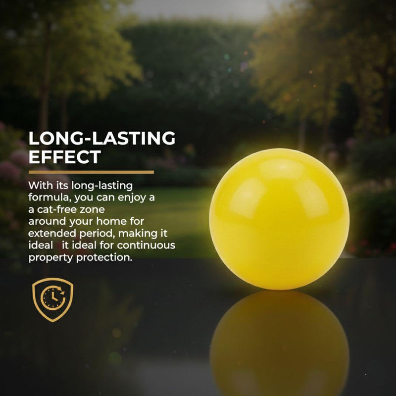 Cat Repellent Balls for Indoor & Outdoor – Natural Essential Oil Citrus & Mint Blend, Strong Aroma Cat Deterrent for Home, Garden & Furniture Protection– Long-Lasting 30–45 Day Pet-Safe Scent,12-Pack