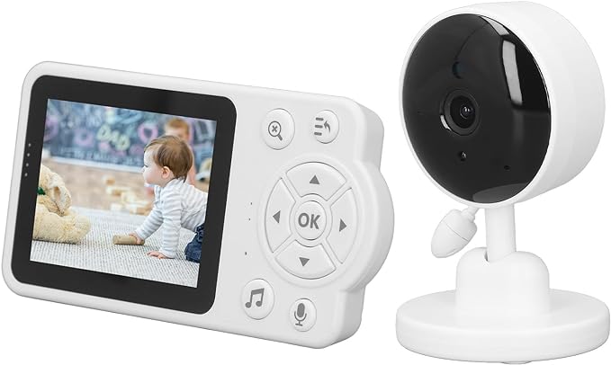Baby Monitor Camera, AC100-240V 720P Video Baby Monitor 2.8 Inch Screen Two-Way Talk Home Use (US Plug) - NewNest Australia