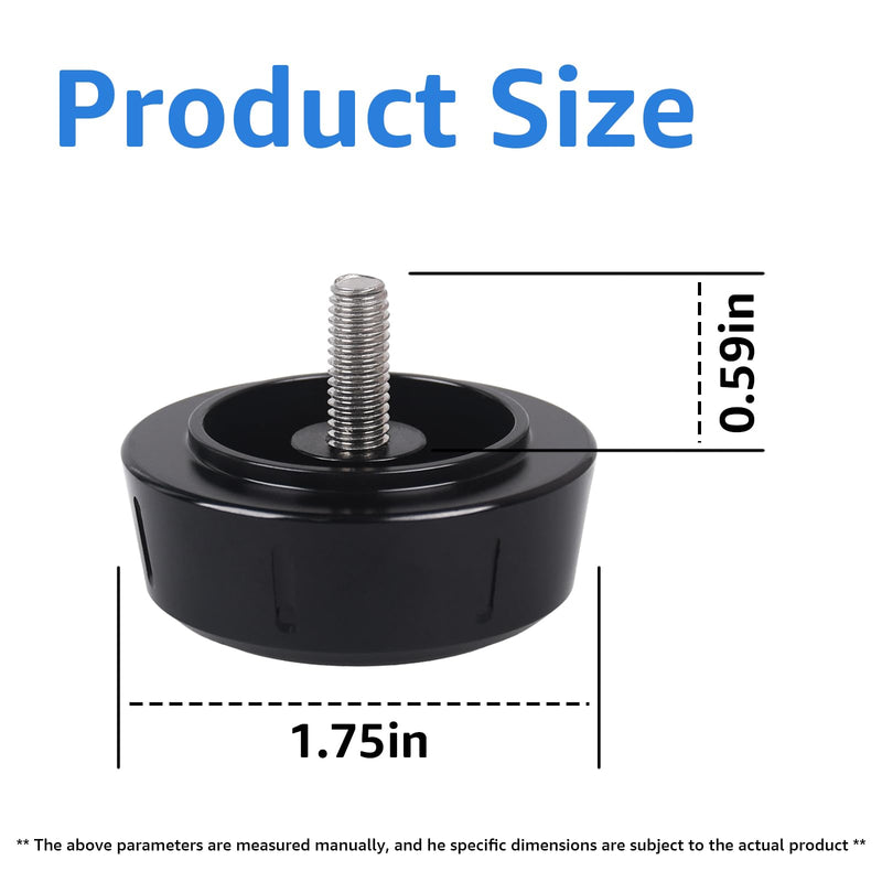 for Garmin Bail Mount Knobs VHF 115/215 Echomap Gpsmap,f/7x3 Series(2-Pack) | The corrosion-resistant solid aluminum design Replacement Stand Knob Compatible with Garmin Device