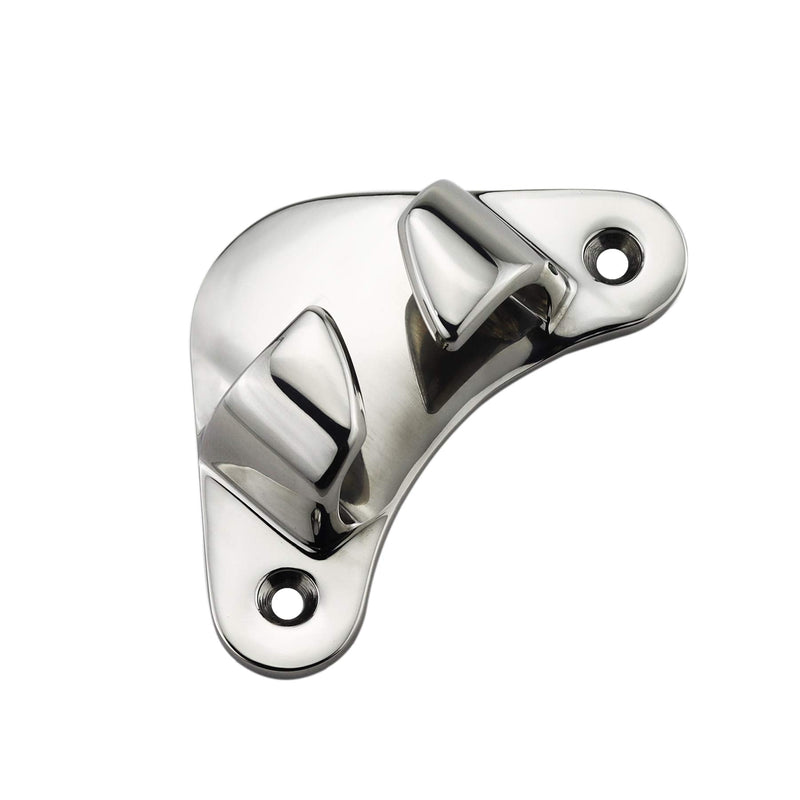 104MM(4-1/4") Marine Grade Stainless Steel 316 Boat Angled Bow Chocks Yacht Deck Dock Mooring Rope Cleat Chock (1 Piece)