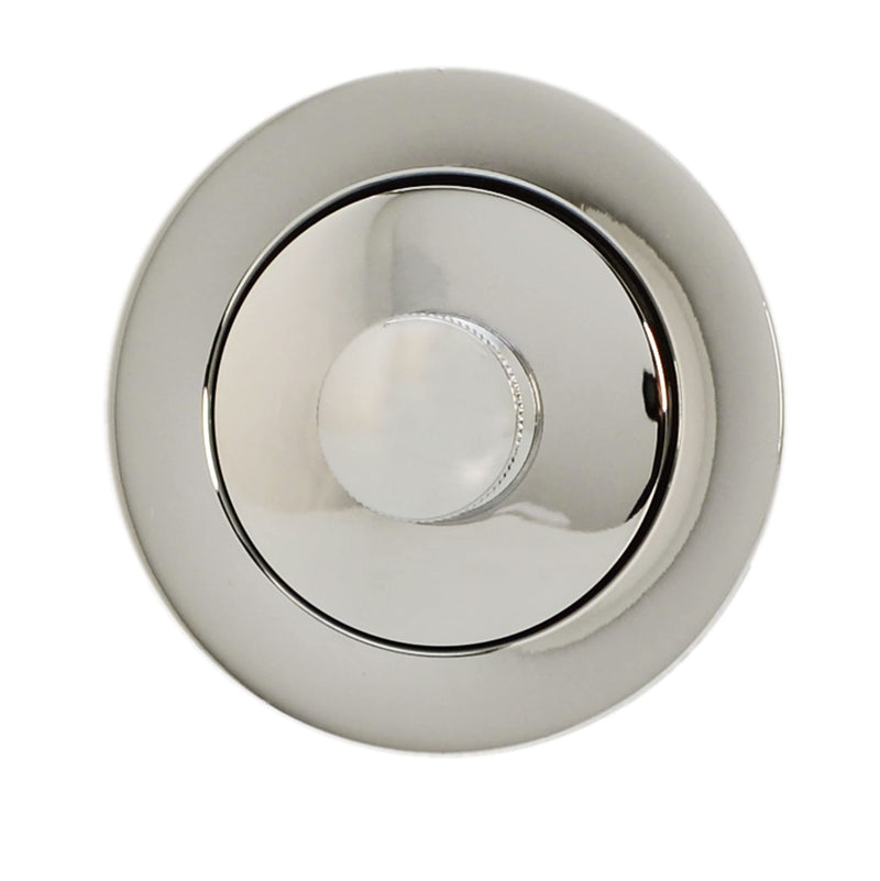 Westbrass Twist & Close Universal Tub Trim with Floating Faceplate, Polished Nickel, D94HK-05