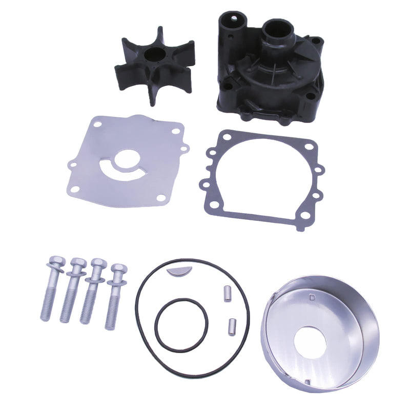 Boat Motor 6G5-W0078-01 6G5-W0078-A1-00 6G5-W0078-00 Water Pump Repair Kit with Housing for Yamaha 150HP 175HP 200HP 225HP V6 Outboard Engine, fit Sierra Marine 18-3311 18-3310