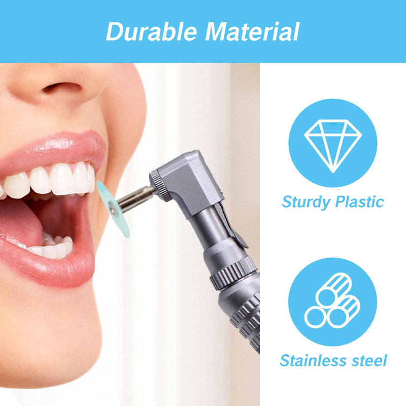 40 Pieces Composite Finishing Kit Dental Polishing Discs and Tools 12mm & 14mm Dental Polisher Supplies with Mandrel Stem Professional Denture Burs Sanding Strips Resin Material for Teeth