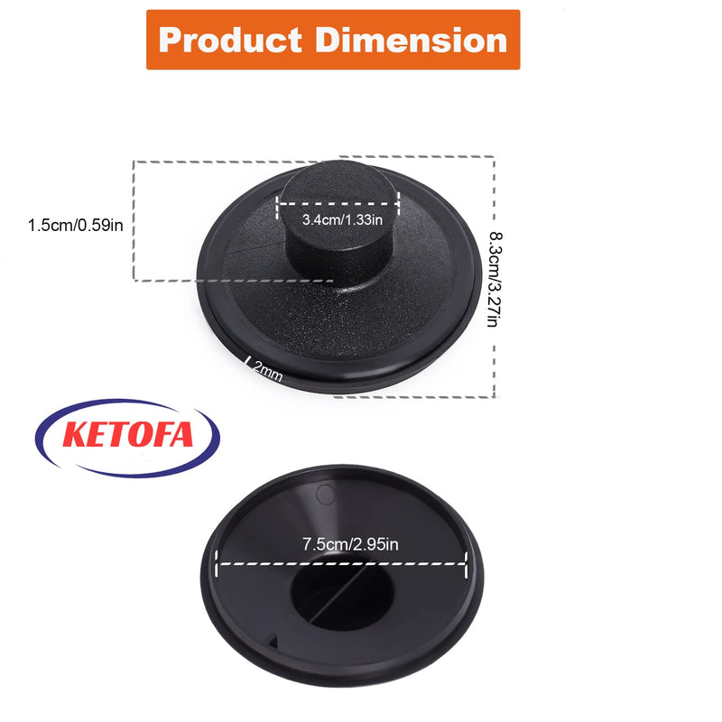 Sink Stopper for InSink-Erator STP-PL Garbage Disposal, Exact Replacement Stopper Drain Compatible with Standard 3-1/2" Drains, Sink Drain Stopper for Kohler, Waste King