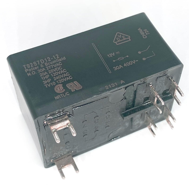 2-Pack T92S7D12-12 Relay – 12VDC 30A 6-Pin DPST-NO (2 Form A) Industrial Relay – Compatible with Control Panels, UPS Systems & EV Chargers – Fixes Dual-Circuit Failures