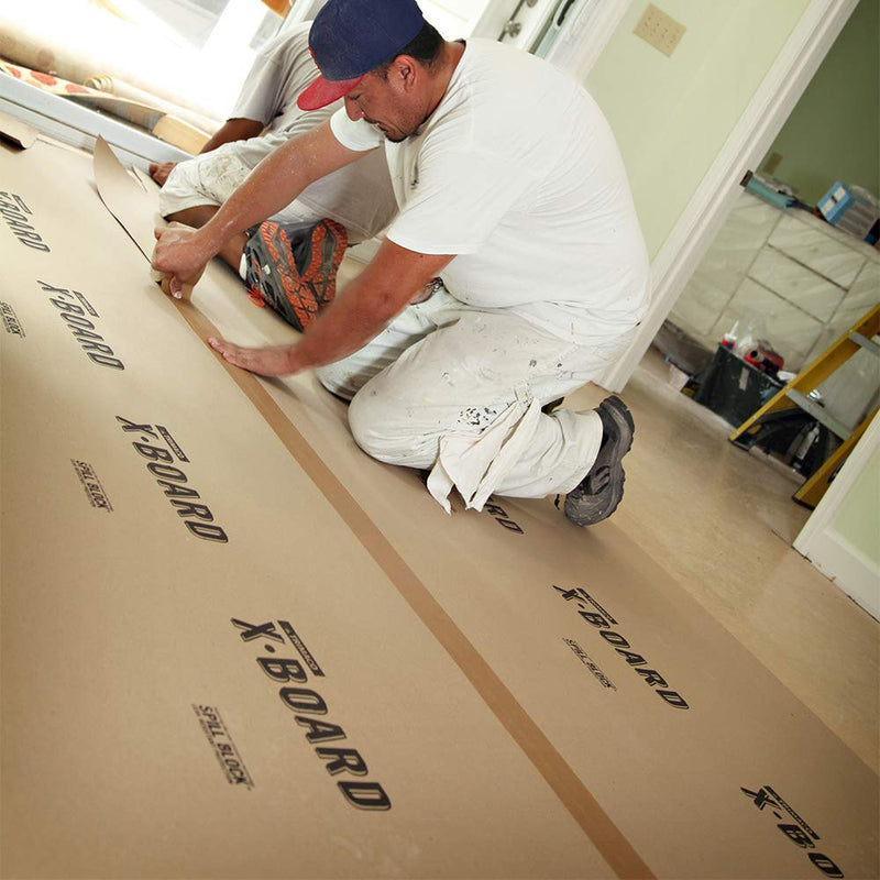 Trimaco X-Board Paint & Remodel, Lightweight Breathable Surface Protector, 1 roll, 35-inch x 100-feet 35 inch x 100 feet