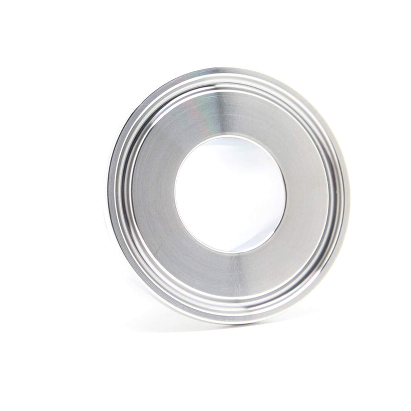 QiiMii SS304 1.5" Tri Clamp to 1" Hose Barbed Adapter Sanitary Hose Pipe Fitting (1 Inch Barb Hose) 1 Inch Barb Hose