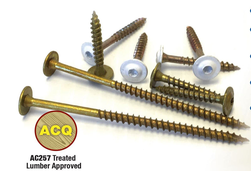 GRK Fasteners 120660 White Cabinet #8 x 2-1/2" Screws 80CT