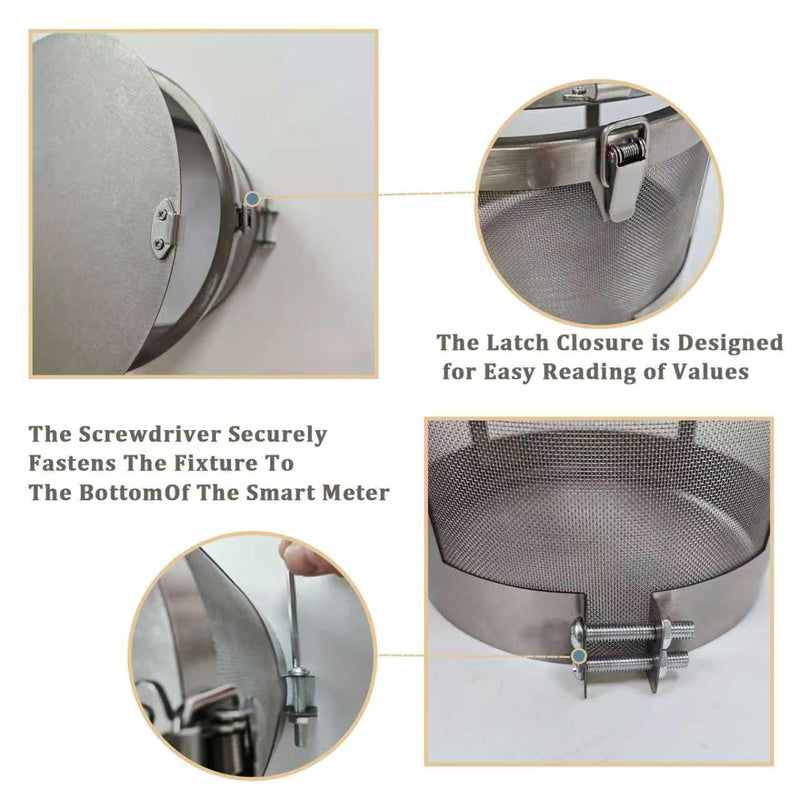 Faraday Cage for Smart Meter Cover E mf Blocker for Home Electric Meter Cover Shield Made with 304 Metal E mf Shield R adiation Protection