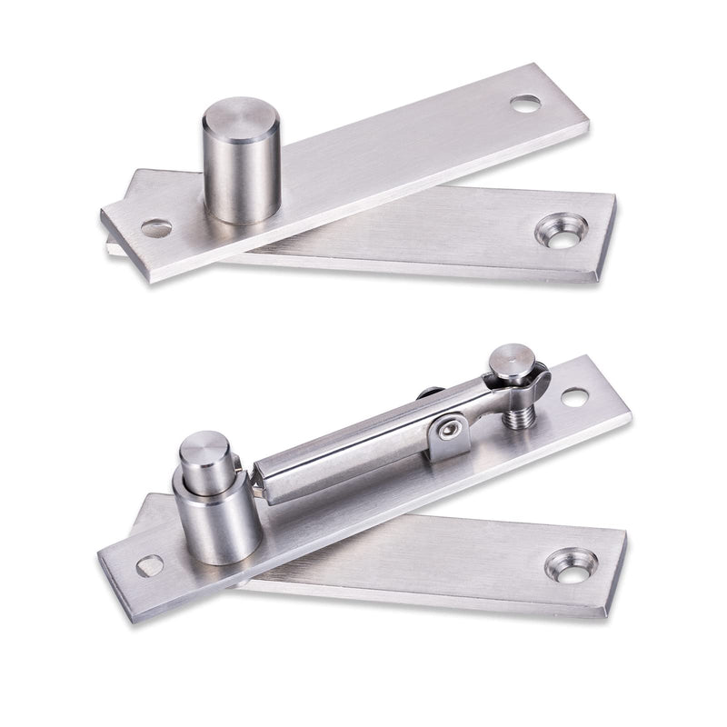 Heavy Duty Pivot Hinge for Wood Door - HBL' Stainless Steel Hidden Door Hinge for Secret Door, with 360 Degree Rotation, Invisible Pivot Door Hardware for Bookshelf. Pivot Hinge 1PC